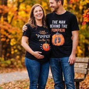 Pregnancy announcement set of T-Shirts